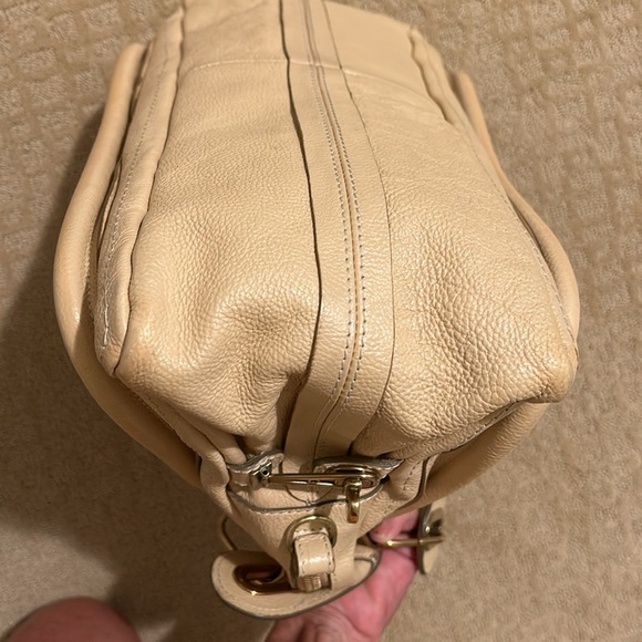 Chloe Paraty Nude Pebbled Leather Medium Bag - Picture 6 of 14